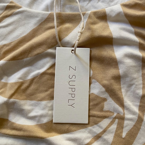 NEW Z SUPPLY adison vacances midi dress in beige - Picture 8 of 10